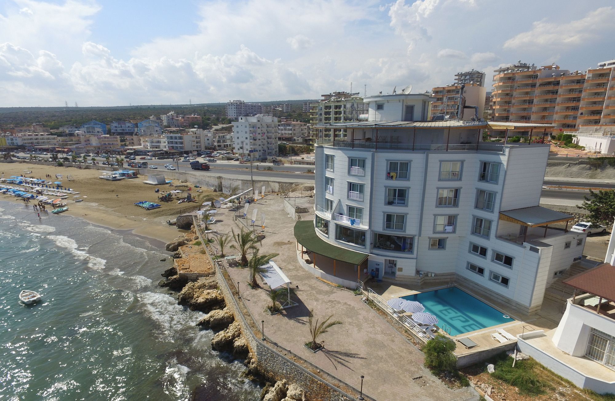Tepe Beach Hotel Kizkalesi Exterior foto